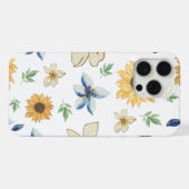 可愛い花柄のApple Iphone 15 Pro Maxケース iPhoneケース (裏面横)