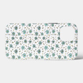 可愛い花柄ケースメイト丈夫なアップルiPhone Case-Mate iPhoneケース (裏面 (横))