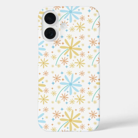 可愛い花柄デザイン Case-Mate iPhoneケース (裏面)