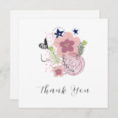 可愛い花柄 (正面/裏面)