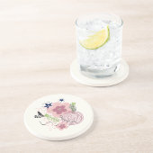 可愛い花柄 コースター (側面)