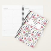 可愛い花柄 プランナー手帳 (ディスプレー)