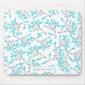 可愛い花柄 マウスパッド (正面)