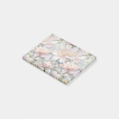 可愛い花柄 芍薬 フラワー ポストイット (アングル)