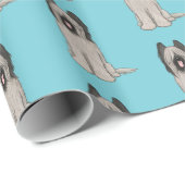 可愛い花模様 ラッピングペーパー (ロールコーナー)