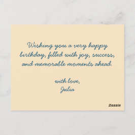 可愛い花火パターインスパイアン-誕生日カード ポストカード