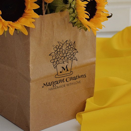 可愛い花瓶カスタムの手作り愛と大 ラバースタンプ