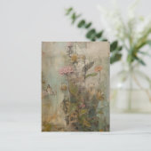 可愛い花襟 ポストカード (スタンド正面)