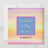 可愛い花賛美ハートおもしろいお洒落 サンキューカード (裏面)