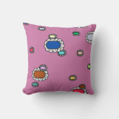 可愛い花 クッション (正面)