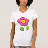 可愛い花 Tシャツ (正面)