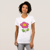 可愛い花 Tシャツ (正面フル)
