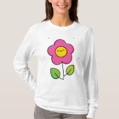 可愛い花 Tシャツ (正面)
