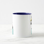 可愛い芸者日本の芸 マグカップ (中央)