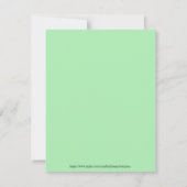 可愛い英語フランスのとブルドッグのグリーティングカード 招待状 (裏面)