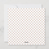 可愛い茶色のクマの母とベビーマザーズの日 シーズンカード (裏面)