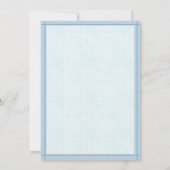 可愛い茶色のクマの男の子のシャワー 招待状 (裏面)