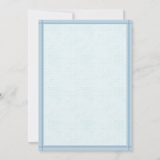 可愛い茶色のクマの男の子のシャワー 招待状 (裏面)