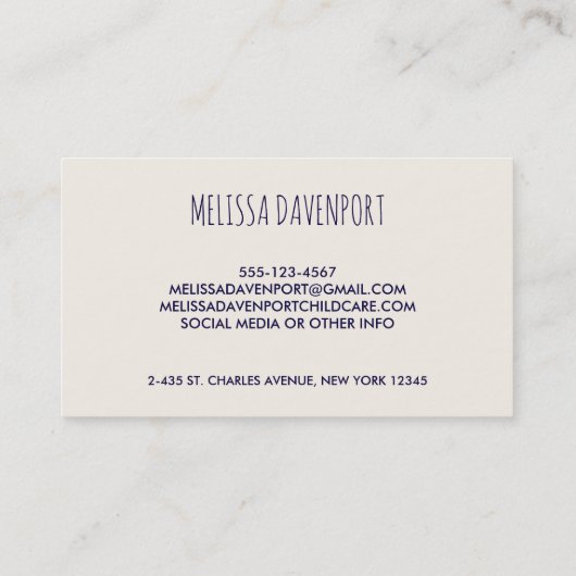 可愛い茶色のナマケモノぶら下がったの上下逆さ 名刺 (裏面)