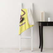 可愛い茶色のネズミが漫画をサミング シェルパブランケット (インサイチュ)