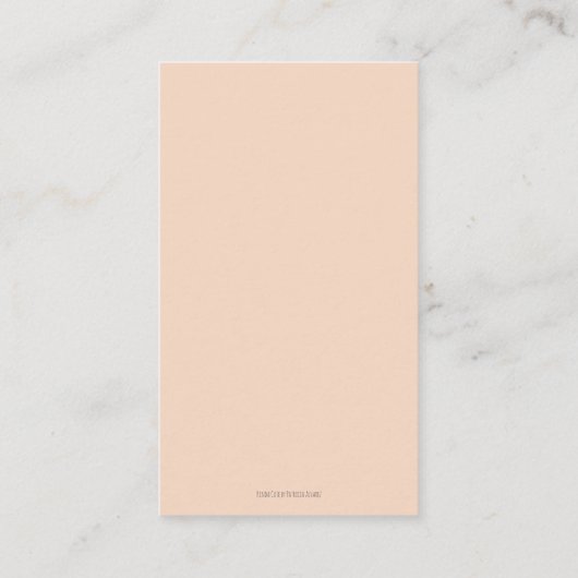 可愛い茶色のフクロムベビーシャワーおむつラッフル エンクロージャーカード (裏面)