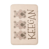 可愛い茶色のプラッシュおもちゃテディベアぬいぐるみ バスマット (正面縦)