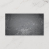 可愛い茶色の犬 | 動物トレーナー 名刺 (裏面)