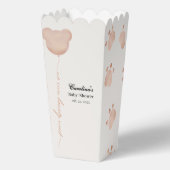 可愛い茶色の私たちは赤ちゃんシャワーを待つことができる フェイバーボックス (正面)