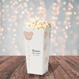 可愛い茶色の私たちは赤ちゃんシャワーを待つことができる フェイバーボックス