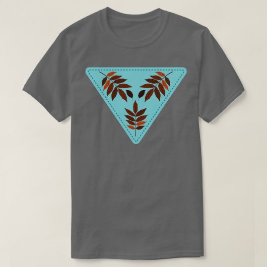 可愛い葉印 Tシャツ (デザイン正面)