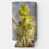 可愛い葉春写真 スリム缶クーラー (裏面)