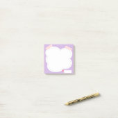 可愛い薄紫付箋ポストイットノート ポストイット (デスク上)