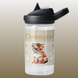 可愛い虎の名前を星キッズ茶色で追加 ウォーターボトル<br><div class="desc">CamelBak Eddy®水子供へ瓶。名前を付けてパーソナライズ茶色と白の色の星を持つ可愛い虎を特徴とするウォーターボトル。</div>