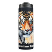 可愛い虎の恋人が名前を付ける タンブラー (正面)