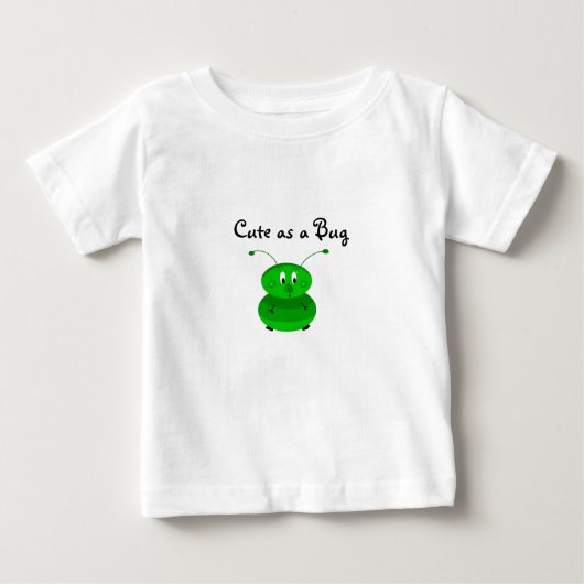 可愛い虫さん ベビーTシャツ (正面)