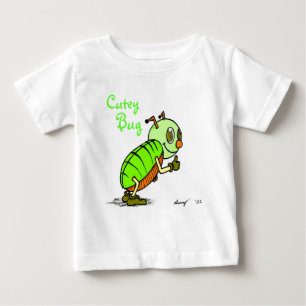 可愛い虫のシャツ ベビーTシャツ