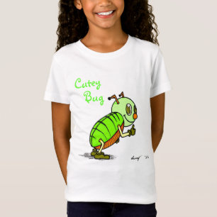 可愛い虫のシャツ Tシャツ