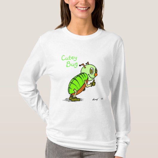 可愛い虫のシャツ Tシャツ (正面)