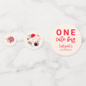 可愛い虫レディバグ誕生日パーティー コンフェッティ (正面)