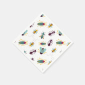 可愛い虫 スタンダードカクテルナプキン (角)