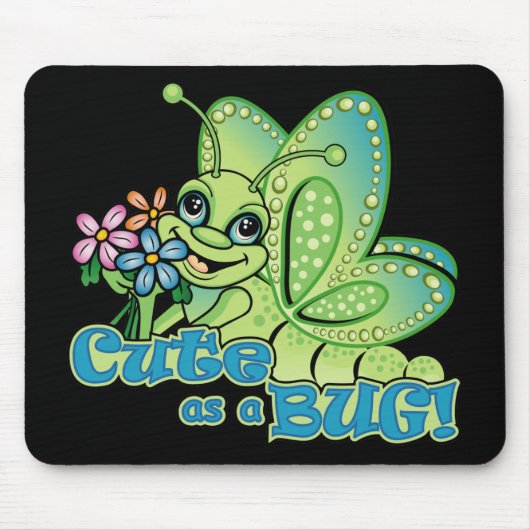 可愛い虫 マウスパッド (正面)