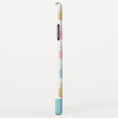 可愛い虹と金ゴールド柄がパイナップル Case-Mate iPhoneケース (裏面/右)