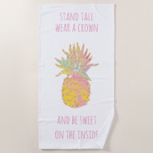 可愛い虹&金ゴールドパイナップルBe a Pineapple