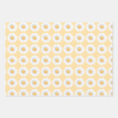 可愛い蜂の包み紙。ギフトラッピング。 ラッピングペーパーシート (正面2)