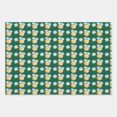 可愛い蜂の包み紙。ギフトラッピング。ラッピング ラッピングペーパーシート (正面3)