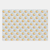 可愛い蜂の包み紙。ギフトラッピング。ラッピング ラッピングペーパーシート (正面3)