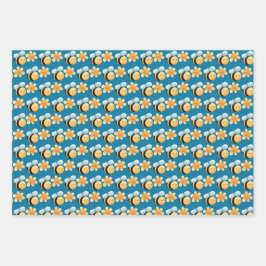 可愛い蜂の包み紙。ギフトラッピング。ラッピング ラッピングペーパーシート