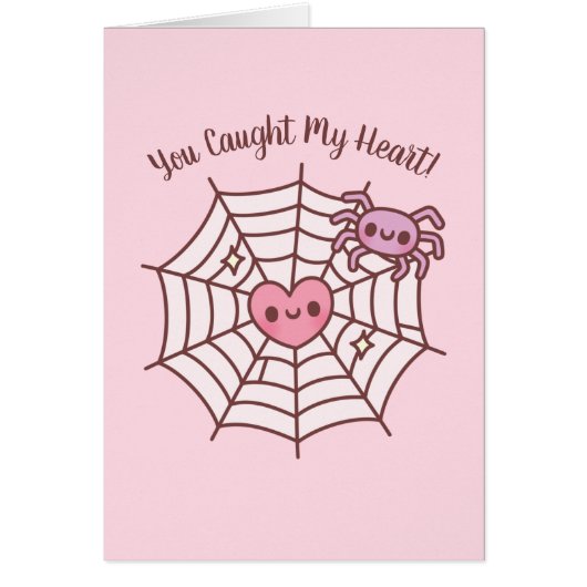 可愛い蜘蛛が私の愛パンを捕まえたハート (正面)