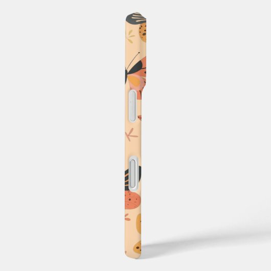 可愛い蝶とポット Case-Mate iPhoneケース (裏面 / 右)