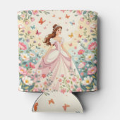 可愛い蝶のプリンセス 缶クーラー (裏面)